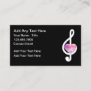 Recherche de note musicale cartes visite Tendance