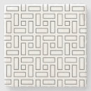 Zoek naar wit patroon onderzetters Naadloos