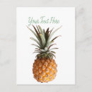 Zoek naar grappige vruchten briefkaarten Ananas
