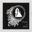 Recherche de silhouette de jeune mariée invitations Élégant