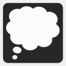 Recherche de bulle de pensée autocollants Penser