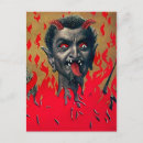 Recherche de diable vintage cartes postales Rétro