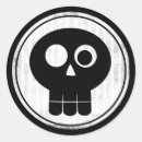 Zoek naar zwarte schedel stickers Grunge