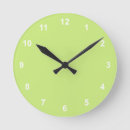 Recherche de vert clair horloges Moderne