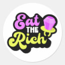 Recherche de anti capitalisme autocollants Mangez les riches