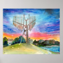 Recherche de paysage urbain peintures posters Aquarelle