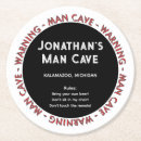 Zoek naar waarschuwing onderzetters Grappig