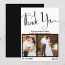 Recherche de noir et blanc merci invitations Chic