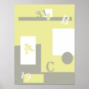 Zoek naar grijs geel posters Abstract