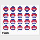 Zoek naar cambodja stickers Cambodjaanse vlag