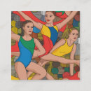 Recherche de gymnastique cartes visite Pom pom girl