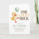 Recherche de de canard anniversaire invitations Fête du premier anniversaire