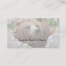 Recherche de faune cartes visite Portrait