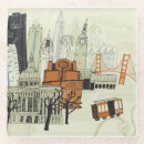 Recherche de san francisco la californie dessous de verres L'amérique du nord