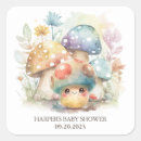 Zoek naar paddestoelen stickers Woodland forest