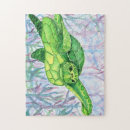 Recherche de turtle puzzles Watercolor
