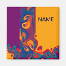 Recherche de motif psychédélique magnets Formes