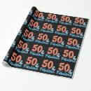 Zoek naar typografie cadeaupapier Blauw