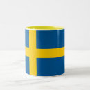 Recherche de drapeau de la suède tasses Suédois