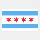 Recherche de drapeau de chicago autocollants Ville
