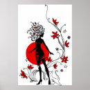Zoek naar elegante vrouw posters Kunstwerk