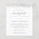 Recherche de silver glitter invitations Sparkle