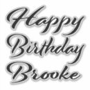 Recherche de brookie autocollants Nom