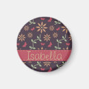 Recherche de motif floral coloré magnets Élégant