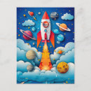 Zoek naar raketten briefkaarten Ruimteverkenner