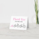 Recherche de vélo rose vœux cartes Mignon
