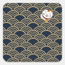 Recherche de neko de maneki autocollants Bonne chance