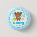 Recherche de ours bleu badges Baby shower