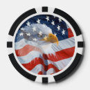Recherche de aigle jetons poker Drapeau américain