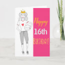 Recherche de 16ème anniversaire cartes Nièce