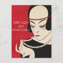 Recherche de mode des années 20 cartes postales Flapper