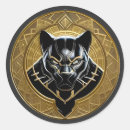 Recherche de panthères noires autocollants Panthère noire