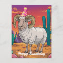 Recherche de cornes vœux cartes Mouton