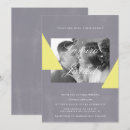 Recherche de jaune gris mariage invitations Tendance
