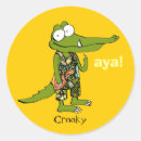 Zoek naar krokodil cartoon stickers Kinderen
