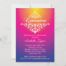 Recherche de quinceañeras invitations Rose