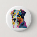 Recherche de chien berger australien badges Loup