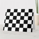Recherche de damier noir et blanc vœux cartes Motif