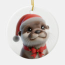 Recherche de loutres ornements Noël
