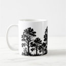 Recherche de silhouette tasses Noir et blanc