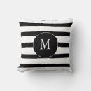 Recherche de rayures noires blanches coussins Chic