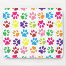 Recherche de empreintes pattes tapis souris Motif