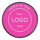 Recherche de palets hockey Logo