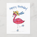 Recherche de rose flamant cartes postales Capricieux