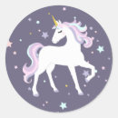 Recherche de petite licorne autocollants Rose