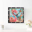 Recherche de flamingos horloges Pour enfants